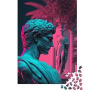 1000 Piece Vaporwave Aesthetics Jigsaw Puzzle for Adult Teenagers Wooden Learning Educational Toys 1000pcs (75x50cm)