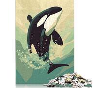 1000 Piece Vector Orca Creative Square Jigsaw Puzzles for Adults And Paper Puzzles Toy Intellectual Game 38x26cm/1000pcs