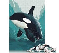 1000 Piece Vector Orca Jigsaw Puzzles for Adults Puzzle Jigsaws for Adults& Teenagers Age 12 Years Up 1000pcs (75x50cm) <