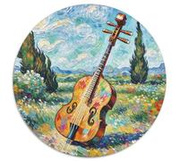 1000 Piece Violins Game Puzzle Great Gift for Adults Educational Games Home Decoration Brainteasing Musical Instruments Jigsaw Puzzle for Adults 1000pcs (67.5x67.5cm)