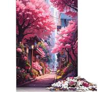 1000 Piece Walking in Solitude Square Puzzles for Adults And Wooden Puzzles Family Activity 1000pcs (75x50cm)