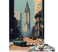 1000 Piece Warsaw Capital of Poland Square Jigsaw Puzzles for Adults & Wooden Puzzles Learning Educational Toys Family Games 1000pcs (75x50cm)