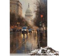 1000 Piece Washington DC Charm USA Jigsaw Puzzles for Adults Puzzle Jigsaws for Adults& Teenagers Age 12 Years Up 1000pcs (75x50cm) <