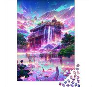 1000 Piece Water Fall Jigsaw Puzzles for Adult Puzzle Jigsaws for Adults Age 14+ 1000pcs (75x50cm)