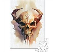 1000 Piece Watercolor Orc Jigsaw Puzzle for Adult Teenagers Wooden Learning Educational Toys 1000pcs (38x26cm)