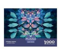 1000 Piece Watercolor Wallpaper Game Puzzle for Adults Gifts Educational Games Home Decors Brainteasing Leaf Jigsaw Puzzle for Women Men Adult 70x50cm/1000pcs