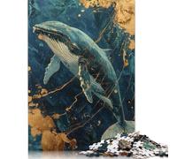 1000 Piece Whale Puzzles for Adults & Paper Puzzles Educational Puzzle Family Game 38x26cm/1000pcs