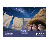 1000 Piece Wildlife Jigsaw Puzzle Nightingale Challenge High Difficulty for Adults Home Decorations Educational Games Age 12+ for Adults 70x50cm/1000pcs