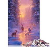 1000 Piece Winter Wonderland Jigsaw Puzzlesfor Adults Teenagers Puzzles for Adults& Teenagers Age 12 Years Up 1000pcs (75x50cm)