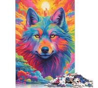 1000 Piece Wolf Art Series Style 14 Jigsaw Puzzles for Adult Teenagers Puzzle for Adults And Teenager for Adults& Teens Age 12 Years Up 1000pcs (75x50cm)