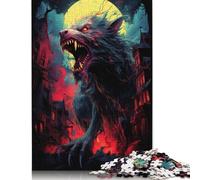 1000 Piece Wolf of Saint Luna Jigsaw Puzzle for Adult Teenagers Christmas Eve Gifts 1000pcs (75x50cm)