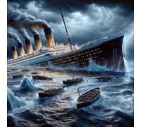 1000 Piece Wood Jigsaw Puzzle for Adults, R.M.S. Titanic Artwork, Challenging Brain Teaser, Stress Relief DIY Leisure Activity, Home Aesthetic Wall Decor
