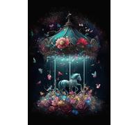 1000-Piece Wood Jigsaw Puzzle for Adults,Whimsical Carousel Music Box Art | Whimsical Carousel Music Box Pattern Art, Elegant Diy-Style Home Interior Decoration