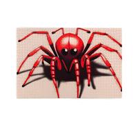 1000 Piece Wooden Jigsaw Puzzle for Adults, Cute Little red Spider Print Art Puzzles in Box, Educational Family Game for Wall Decor,Challenging Brain Gift