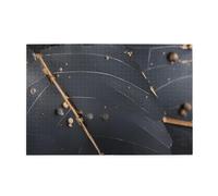 1000 Piece Wooden Jigsaw Puzzle for Adults, Enchanted Plant Leaves Print Art Puzzles in Box, Educational Family Game for Wall Decor,Challenging Brain Gift