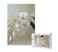 1000-Piece Wooden Jigsaw Puzzle for Adults & Families - Bell Orchid - Puzzle Artwork for Game Nights, Home Decor, Stress Relief & Brain Training