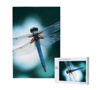 1000-Piece Wooden Jigsaw Puzzle for Adults & Families - Dragonfly Art - Puzzle Artwork for Game Nights, Home Decor, Stress Relief & Brain Training