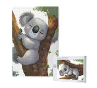 1000-Piece Wooden Jigsaw Puzzle for Adults & Families - Hugging Tree Koala - Puzzle Artwork for Game Nights, Home Decor, Stress Relief & Brain Training
