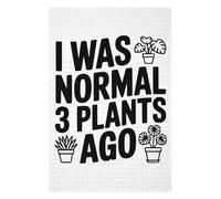 1000 Piece Wooden Jigsaw Puzzle for Adults, I Was Normal Plants Ago