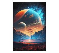 1000 Piece Wooden Jigsaw Puzzle for Adults, New Earth Universe Cosmos