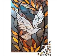 1000 Piece Wooden Jigsaw Puzzle for Adults, Peace Dove Of Freedom