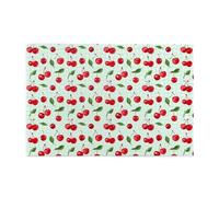 1000 Piece Wooden Jigsaw Puzzle for Adults, Red Cherries & Leaves Print Art Puzzles in Box, Educational Family Game for Wall Decor,Challenging Brain Gift