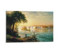 1000-Piece Wooden Jigsaw Puzzle for Adults, The Falls of St. Anthony Art | Antique St Anthony Falls Historic Painting, Precise Fitting Pieces, Relaxing Hobby, Museum Style Home Wall Decor