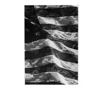 1000-Piece Wooden Jigsaw Puzzle in Plastic Box, Black White American Flag Prints Eco-Friendly Educational Puzzle for Family Fun & Adult Relaxation, 50x75 CM