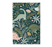1000-Piece Wooden Jigsaw Puzzle in Plastic Box, Cute Dinosaur Prints Eco-Friendly Educational Puzzle for Family Fun & Adult Relaxation, 50x75 CM