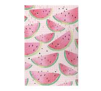 1000-Piece Wooden Jigsaw Puzzle in Plastic Box, Watermelon fresh fruit Prints Eco-Friendly Educational Puzzle for Family Fun & Adult Relaxation, 50x75 CM