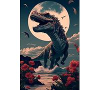 1000 Piece Wooden Jigsaw Puzzle, Tyrannosaurus Rex Dinosaur Art, Challenging Fun Activity, Warm Art Design, Modern Home Wall Decoration