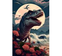 1000 Piece Wooden Jigsaw Puzzle,Tyrannosaurus Rex Pattern,Challenging and Fun Activity - Interesting and Warm Art Adult Puzzles - Modern Home Decor