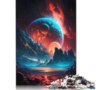 1000 Piece Wooden Jigsaw Puzzles Cosmic Planet Spectacle Jigsaw Puzzle Family Activity 1000pcs (75x50cm)