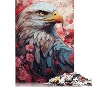 1000 Piece Wooden Jigsaw Puzzles for Adults 'Bald Eagle Majesty Jigsaw Puzzle for Children Family Games 1000pcs (75x50cm)