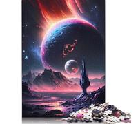 1000 Piece Wooden Jigsaw Puzzles for Adults Fantasy Cosmos Stellar Jigsaw Puzzle for Children Family Games 1000pcs (75x50cm)
