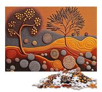 1000 Piece Wooden Jigsaw Puzzles for Adults Tranquil Outback Jigsaw Puzzle for Children Family Games 1000pcs (75x50cm)