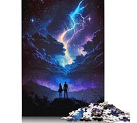 1000 Piece Wooden Jigsaw Puzzles Galactic Lightning Strike Jigsaw Puzzle Family Activity 1000pcs (75x50cm)