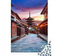 1000 Piece Wooden Jigsaw Puzzles Japan_Asia_Travel_Kyoto Jigsaw Creative Rectangular Puzzle for Family Game,Friends 1000pcs (75x50cm)