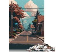 1000 Piece Wooden Jigsaw Puzzles Killeen Pixel Art Jigsaw Puzzle Family Activity 1000pcs (75x50cm)