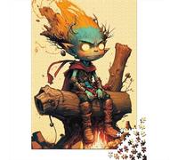 1000 Piece Wooden Puzzle For Adults A Wise Elf Magical Goblin Square Puzzle for Kids Family Games 1000pcs (75x50cm)
