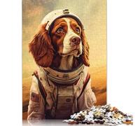 1000 Piece Wooden Puzzle For Adults Brittany Spaniel Mars Square Puzzle for Kids Family Games 1000pcs (75x50cm)