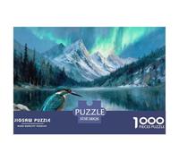 1000 Piece Woodpecker Jigsaw Puzzle for Adults & Kids - Family Fun, Educational Games, Mountain Lakeside Puzzle, Decoration Birthday Gifts 38x26cm/1000pcs