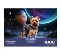 1000 Piece Yorkshire Terrier Jigsaw Puzzles for Adults Challenge High Difficulty Game Decoration Educational Games Puzzles Birthday Gifts 70x50cm/1000pcs
