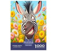 1000 Piece Zebra Game Puzzle for Adults Gifts Educational Games Home Decoration Quirky Wild Animals Jigsaw Puzzle for Adults And Kids Age 12 And Up 70x50cm/1000pcs