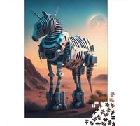 1000 Piece Zebra Mythic Jigsaw Puzzlesfor Adults Wooden Puzzle Jigsaws for Adults For Family Fun & Game Night 1000pcs (75x50cm)