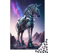 1000 Piece Zebra Mythology Jigsaw Puzzles for Adults Paper Puzzles for Teenagers Gifts Unique Home Decor And Gifts 1000pcs (38x26cm)