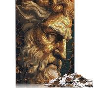 1000 Piece Zeus God Mosaic Jigsaw Puzzlesfor Adults Teenagers Puzzle Jigsaws Educational Puzzle 1000pcs (75x50cm)