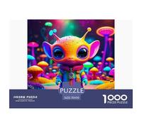 1000 PieceAlien Jigsaw PuzzleStrange Alien Age 14+ for Adults70x50cm/1000pcs for Challenging Family Activity Games Perfect for Relaxation Colourful Creativity & Gift Giving