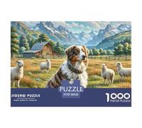 1000 PieceAustralian Shepherd PieceJigsaw The Challenge Is Difficult Puzzles for Adults with Home Decor Gifts Brainteasing Adults 12 Years of Age And OlderAustralian Shepherd