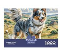 1000 PieceAustralian Shepherd PieceJigsaw The Challenge Is Difficult Puzzles for Adults with Home Decor Gifts Brainteasing Adults 12 Years of Age And OlderAustralian Shepherd